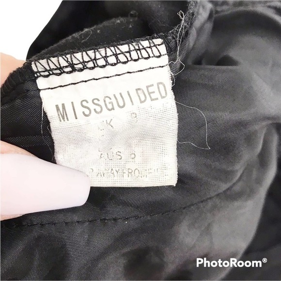 Missguided solid black basic skinny pants size 4 - Picture 10 of 12